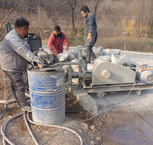 南康路面下沉注浆